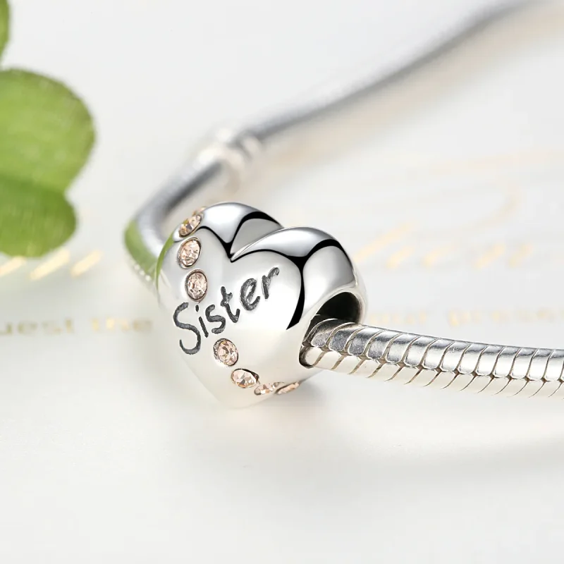 (zdjęcie do) Charms Typu Pandora Siostra - SCC008 - Wyświetl 6