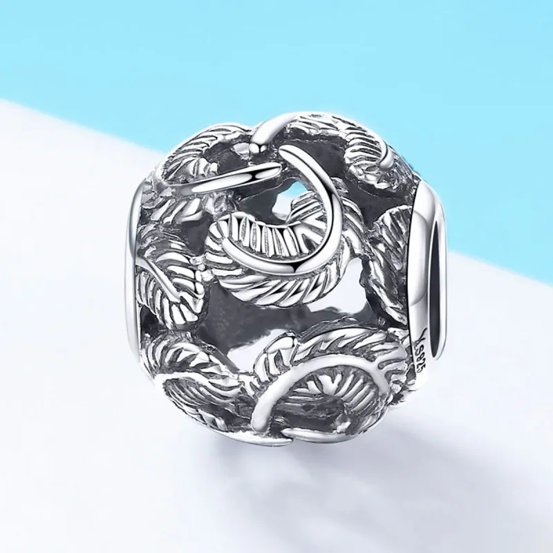 (zdjęcie do) Charms Typu Pandora Skrzydła Vintage - SCC810 - Wyświetl 2