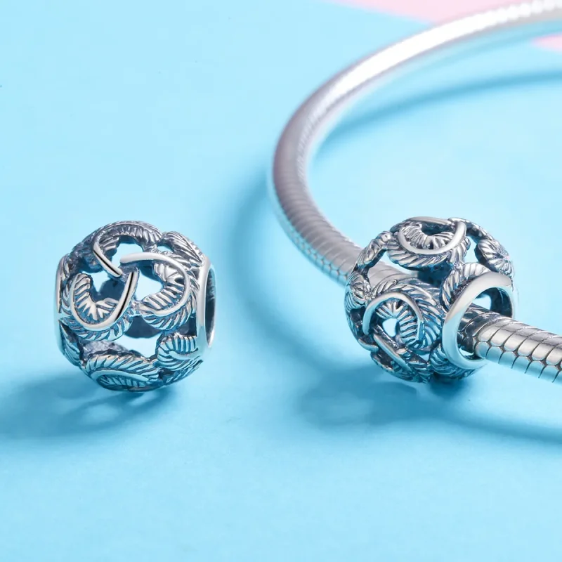 (zdjęcie do) Charms Typu Pandora Skrzydła Vintage - SCC810 - Wyświetl 3