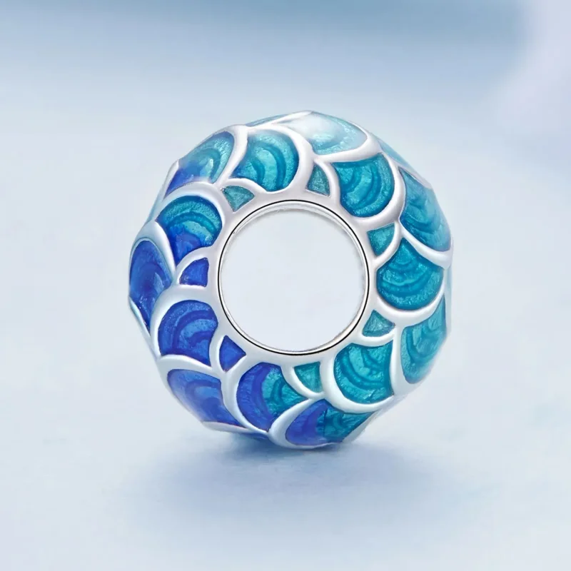 (zdjęcie do) Charms Typu Pandora Smocze łuski - BSC683 - Wyświetl 3