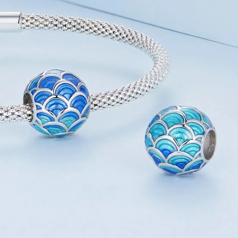 (zdjęcie do) Charms Typu Pandora Smocze łuski - BSC683 - Wyświetl 4
