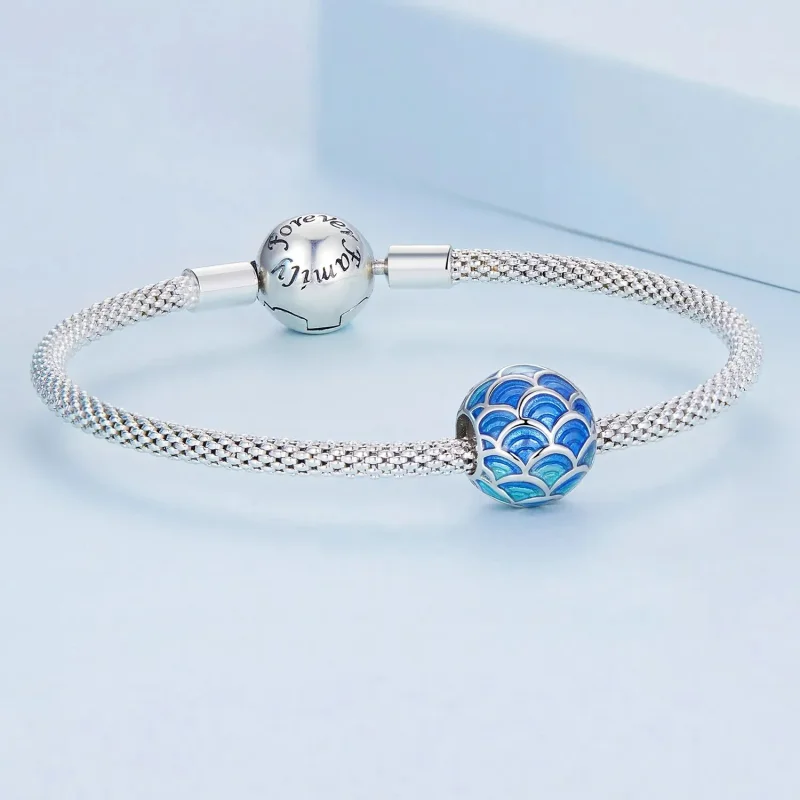 (zdjęcie do) Charms Typu Pandora Smocze łuski - BSC683 - Wyświetl 5