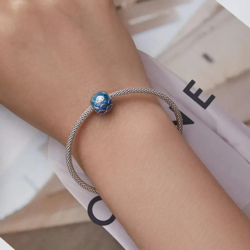 (zdjęcie do) Charms Typu Pandora Smocze łuski - BSC683 - Wyświetl 6