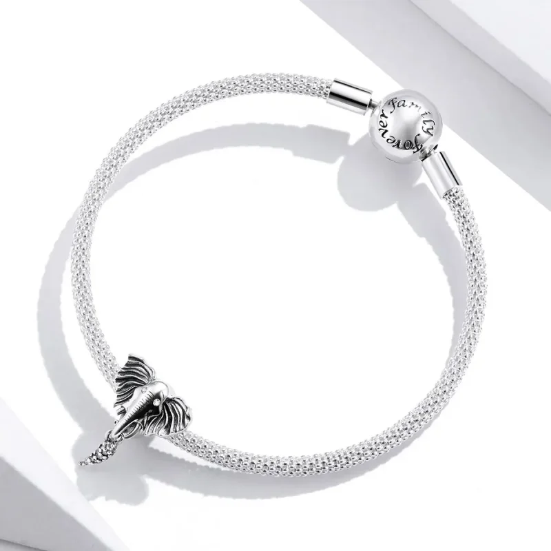 (zdjęcie do) Charms Typu Pandora Słoń z brakującymi zębami - SCC1583 - Wyświetl 4