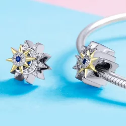 Charms Typu Pandora Słońce spotyka księżyc - SCC1137