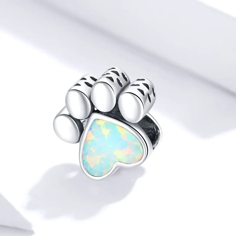 (zdjęcie do) Charms Typu Pandora Słodka łapa psa - SCC1676 - Wyświetl 2