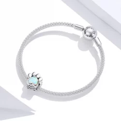 Charms Typu Pandora Słodka łapa psa - SCC1676