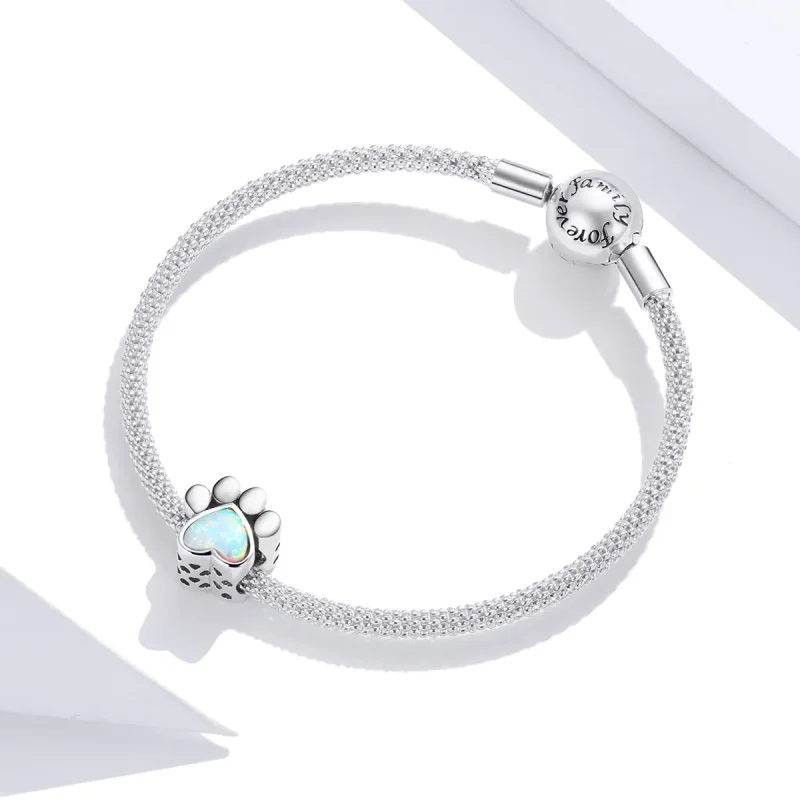 (zdjęcie do) Charms Typu Pandora Słodka łapa psa - SCC1676 - Wyświetl 3