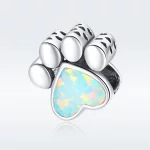 Charms Typu Pandora Słodka łapa psa - SCC1676