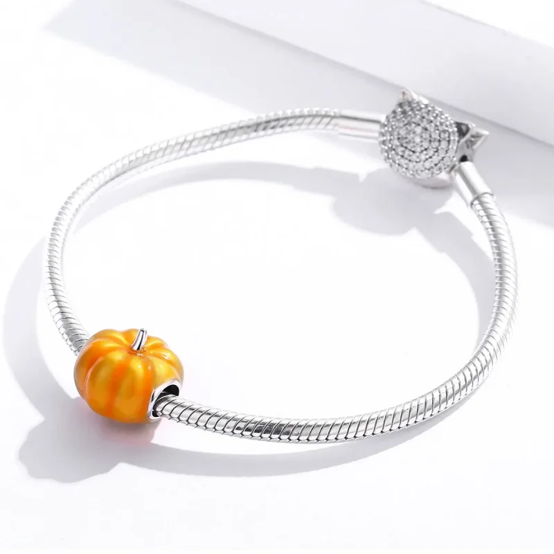 (zdjęcie do) Charms Typu Pandora Słodka Dynia - BSC333 - Wyświetl 3