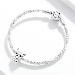 Charms Typu Pandora Słodki Buldog Francuski French - SCC1599