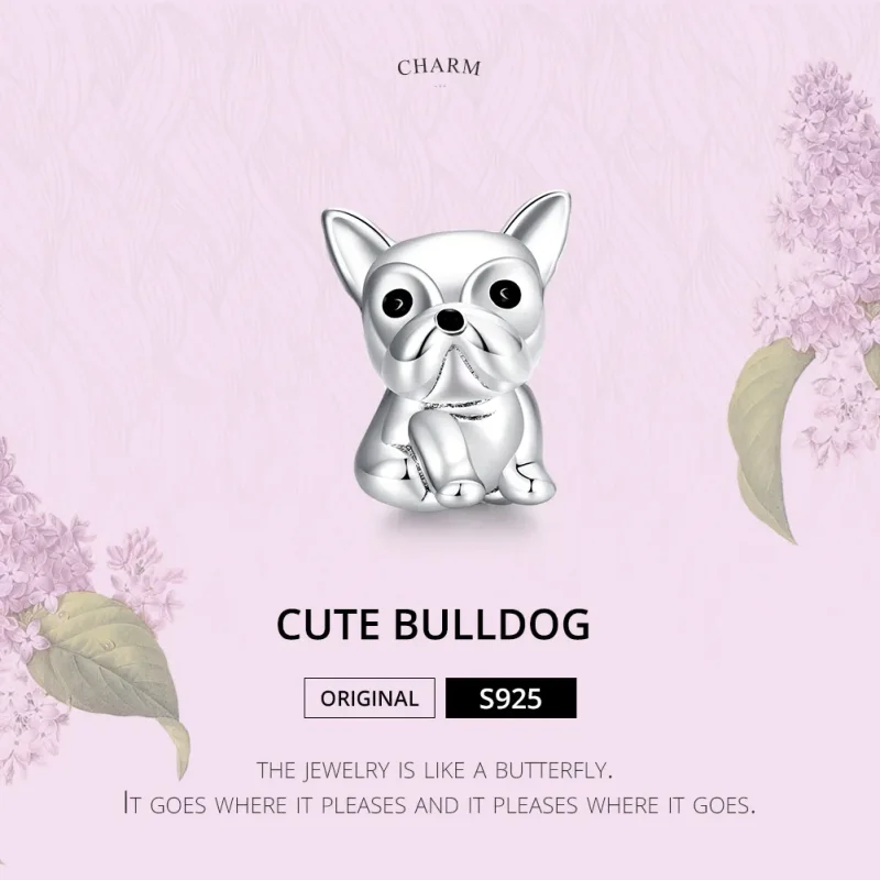 (zdjęcie do) Charms Typu Pandora Słodki Buldog Francuski French - SCC1599 - Wyświetl 6