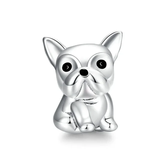 (zdjęcie do) Charms Typu Pandora Słodki Buldog Francuski French - SCC1599