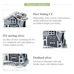 Charms Typu Pandora Słodki dom - SCC416