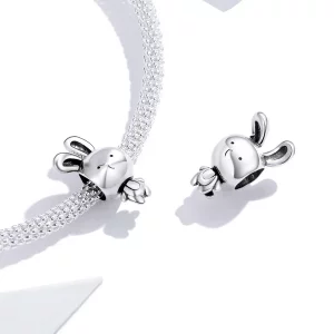 Charms Typu Pandora Słodki króliczek - SCC1517