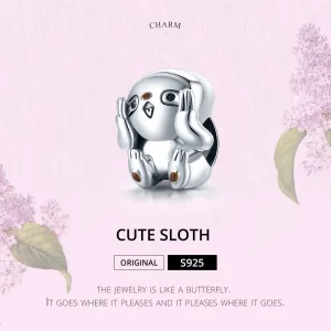 Charms Typu Pandora Słodki leniwiec - SCC1698