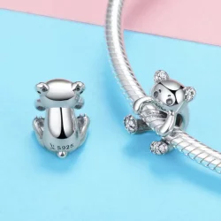 Charms Typu Pandora Słodki miś - SCC984