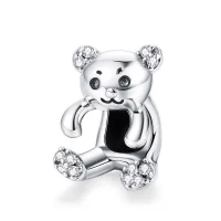 Charms Typu Pandora Słodki miś - SCC984