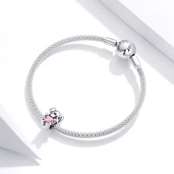 Charms Typu Pandora Słodki szczeniaczek - SCC1677