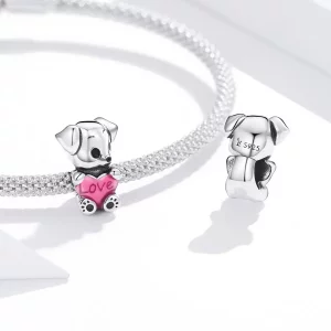 Charms Typu Pandora Słodki szczeniaczek - SCC1677