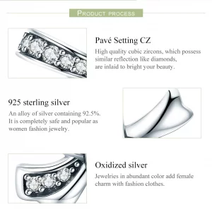 Charms Typu Pandora słodki łuk - SCC773