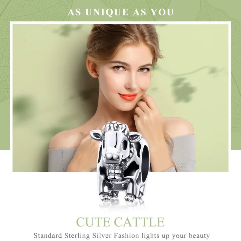 (zdjęcie do) Charms Typu Pandora Słodkie bydło - SCC1049 - Wyświetl 2