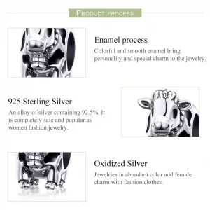 Charms Typu Pandora Słodkie bydło - SCC1049
