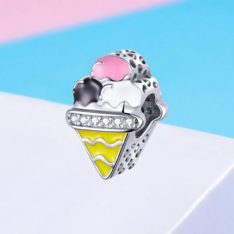 (zdjęcie do) Charms Typu Pandora Słodkie lody - SCC1129 - Wyświetl 3