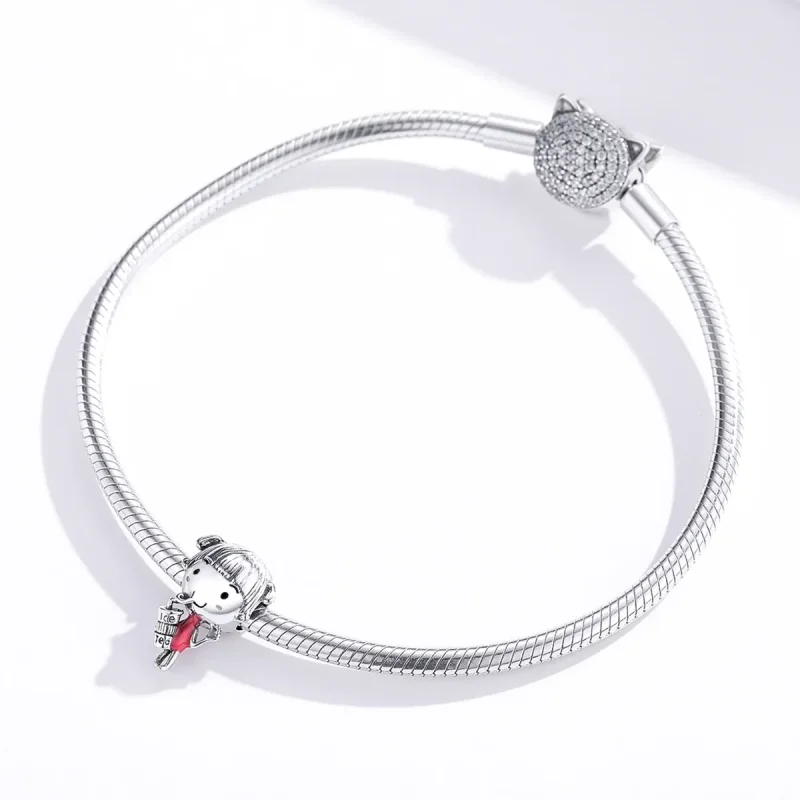 (zdjęcie do) Charms Typu Pandora Słoneczna dziewczyna - SCC1525 - Wyświetl 3