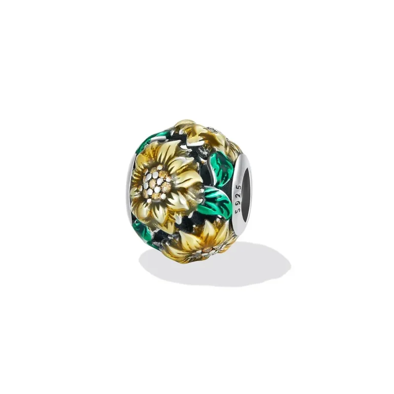 (zdjęcie do) Charms Typu Pandora Słonecznik - SCC2209 - Wyświetl 2