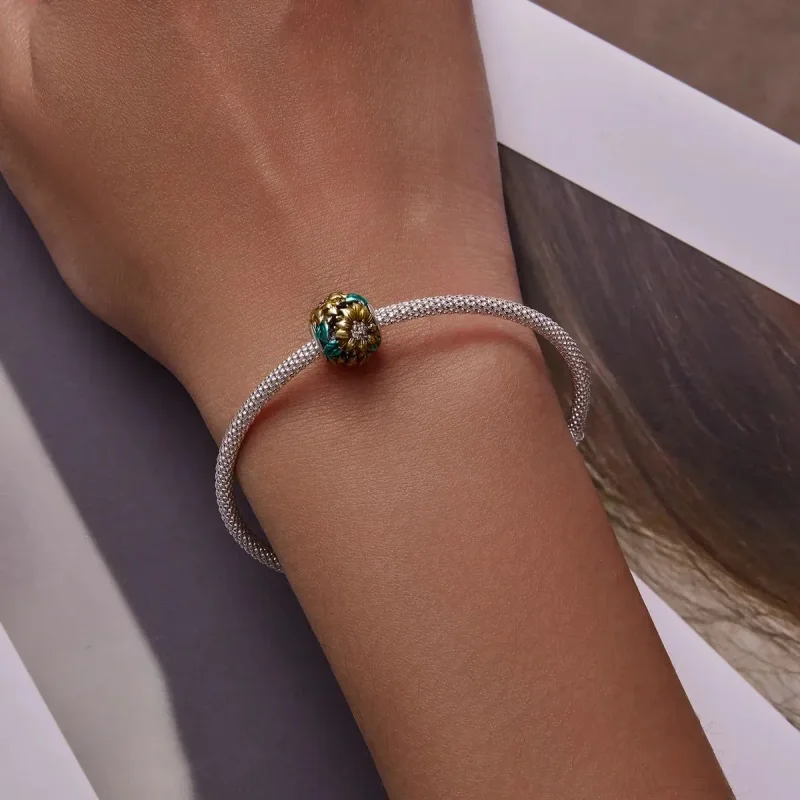(zdjęcie do) Charms Typu Pandora Słonecznik - SCC2209 - Wyświetl 6