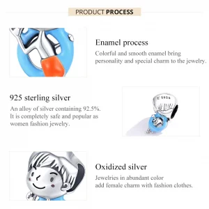 Charms Typu Pandora Słoneczny chłopiec - SCC1526