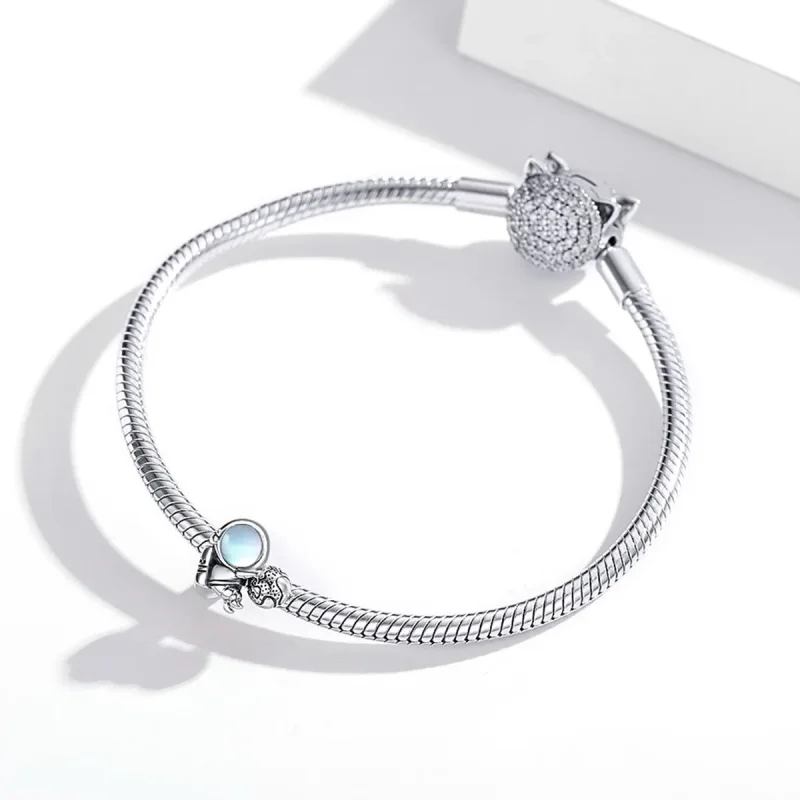 (zdjęcie do) Charms Typu Pandora Spacer kosmiczny - SCC1694 - Wyświetl 3