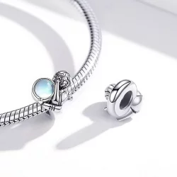 Charms Typu Pandora Spacer kosmiczny - SCC1694