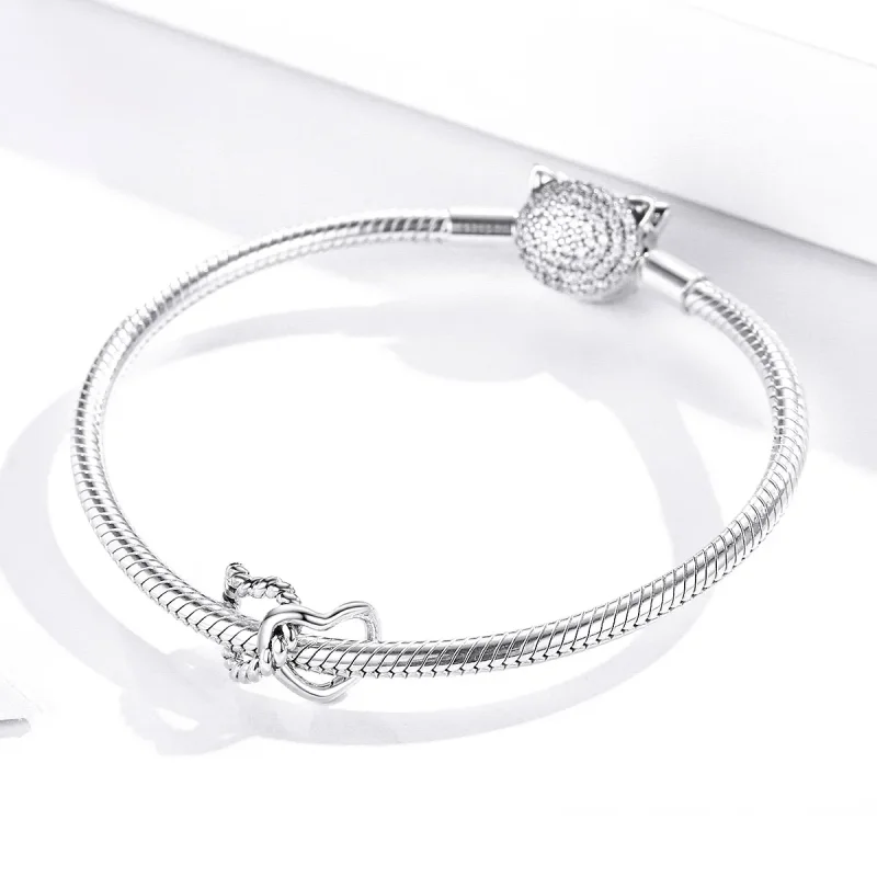 (zdjęcie do) Charms Typu Pandora Splecione serca - SCC1563 - Wyświetl 3