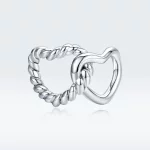 Charms Typu Pandora Splecione serca - SCC1563