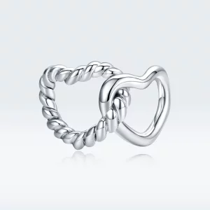 Charms Typu Pandora Splecione serca - SCC1563