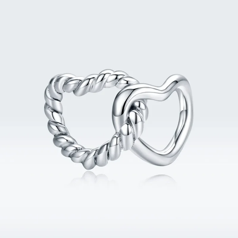 (zdjęcie do) Charms Typu Pandora Splecione serca - SCC1563 - Wyświetl 5