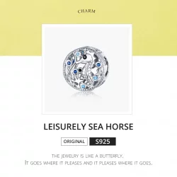 Charms Typu Pandora Spokojnie Konik Morski - BSC266
