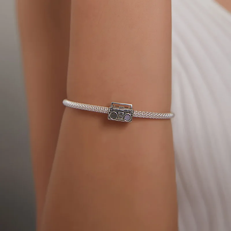 (zdjęcie do) Charms Typu Pandora Stare Radio - SCC1873 - Wyświetl 5