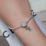Charms Typu Pandora Stokrotka - BSC648
