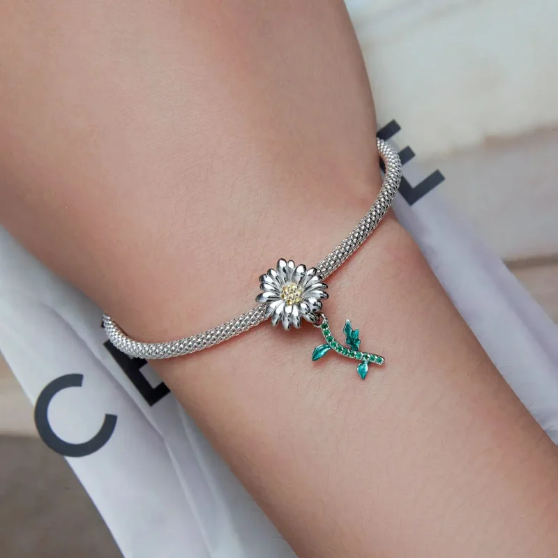 (zdjęcie do) Charms Typu Pandora Stokrotka - BSC648 - Wyświetl 5