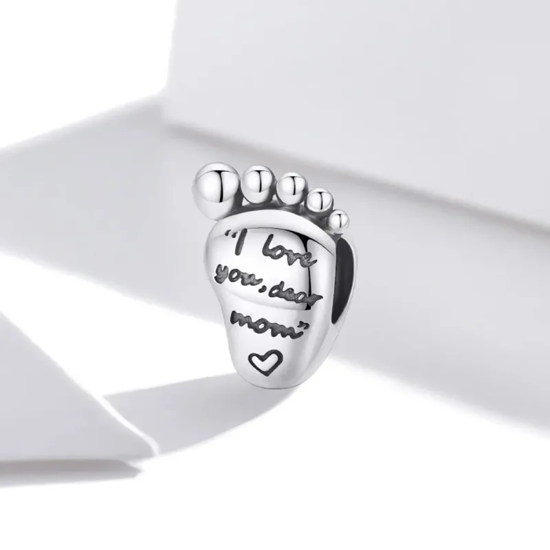 (zdjęcie do) Charms Typu Pandora Stopy miłości - SCC1901 - Wyświetl 2
