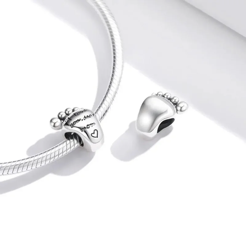 (zdjęcie do) Charms Typu Pandora Stopy miłości - SCC1901 - Wyświetl 4