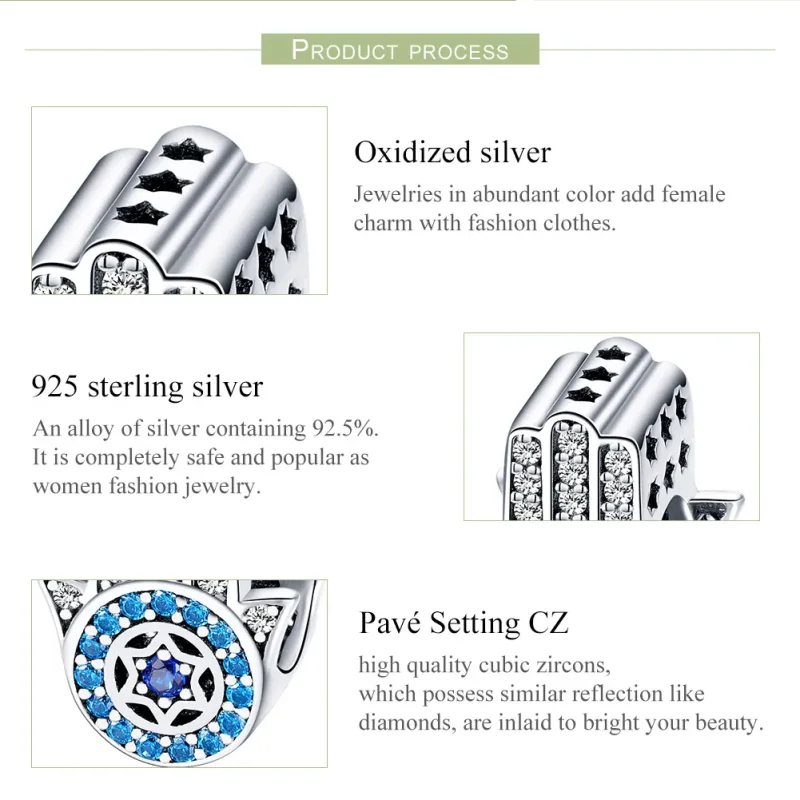 (zdjęcie do) Charms Typu Pandora Strażnik Fatimy - SCC721 - Wyświetl 7