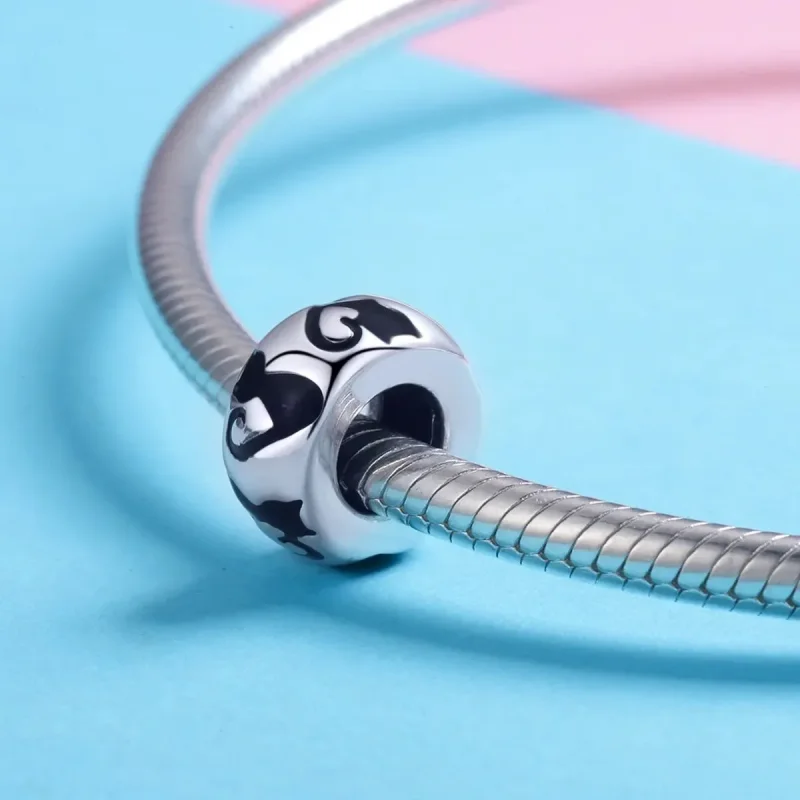 (zdjęcie do) Charms Typu Pandora Sylwetka kota - SCC825 - Wyświetl 3