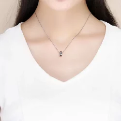 Charms Typu Pandora Sylwetka kota - SCC825