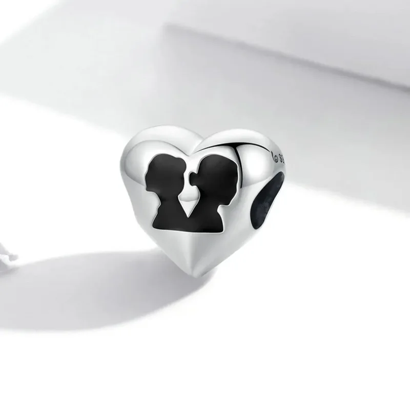 (zdjęcie do) Charms Typu Pandora Sylwetka miłości - BSC549 - Wyświetl 2