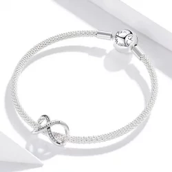 Charms Typu Pandora Symbol nieskończoności - SCC1636