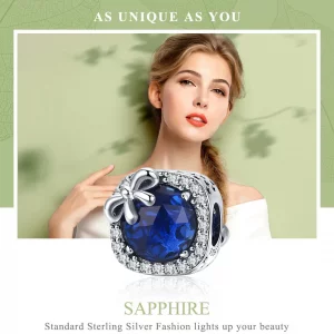 Charms Typu Pandora Szafir - SCC1058